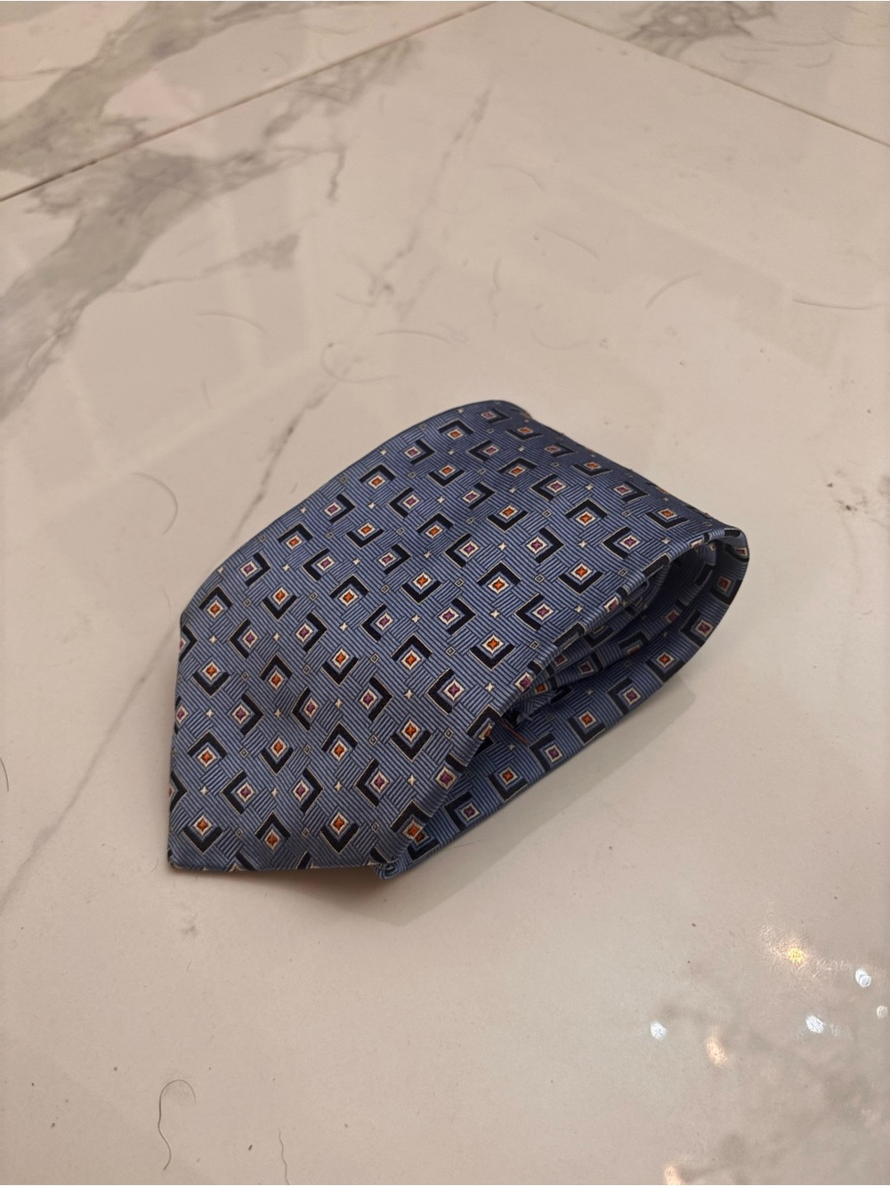 OXXFORD CLOTHES Tie (Light Blue, Silk)